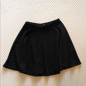 Black skater skirt